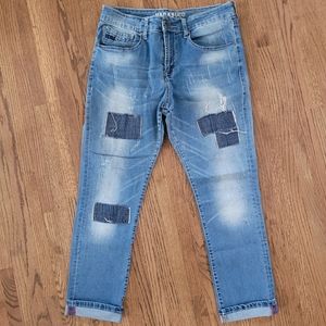 Parasuco distressed boyfriend jeans
